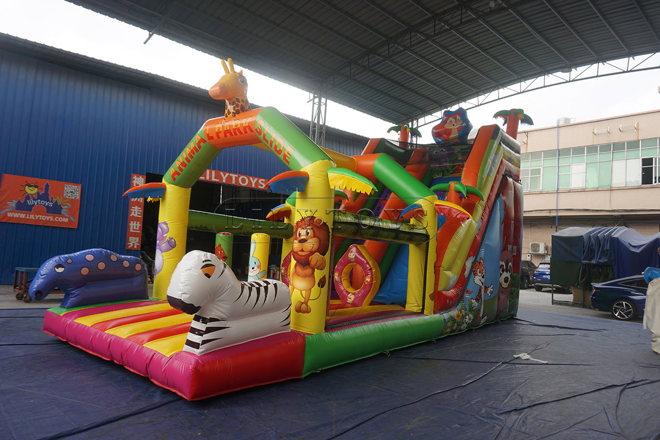 inflatable bouncy slide