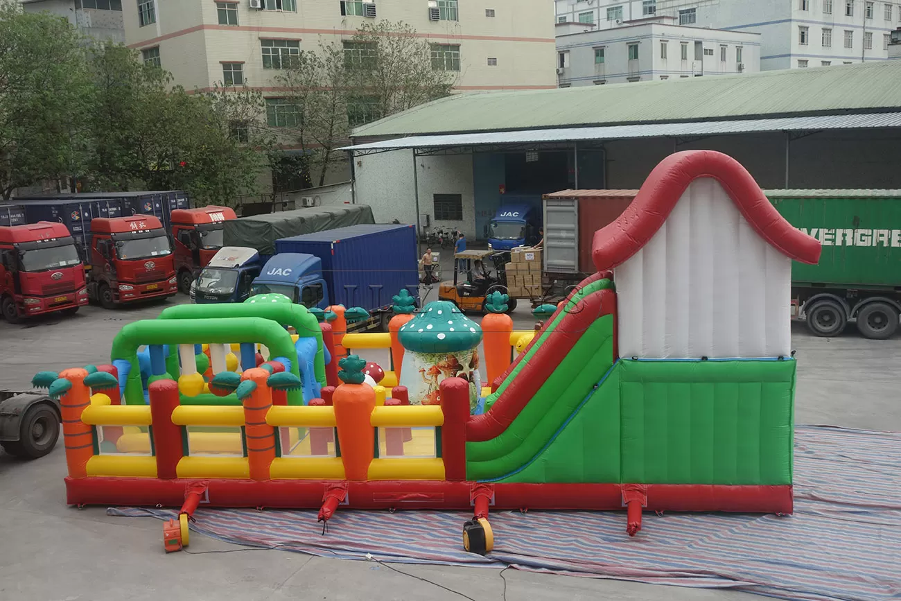 mushroom tree house inflatable fun city jumping castle
