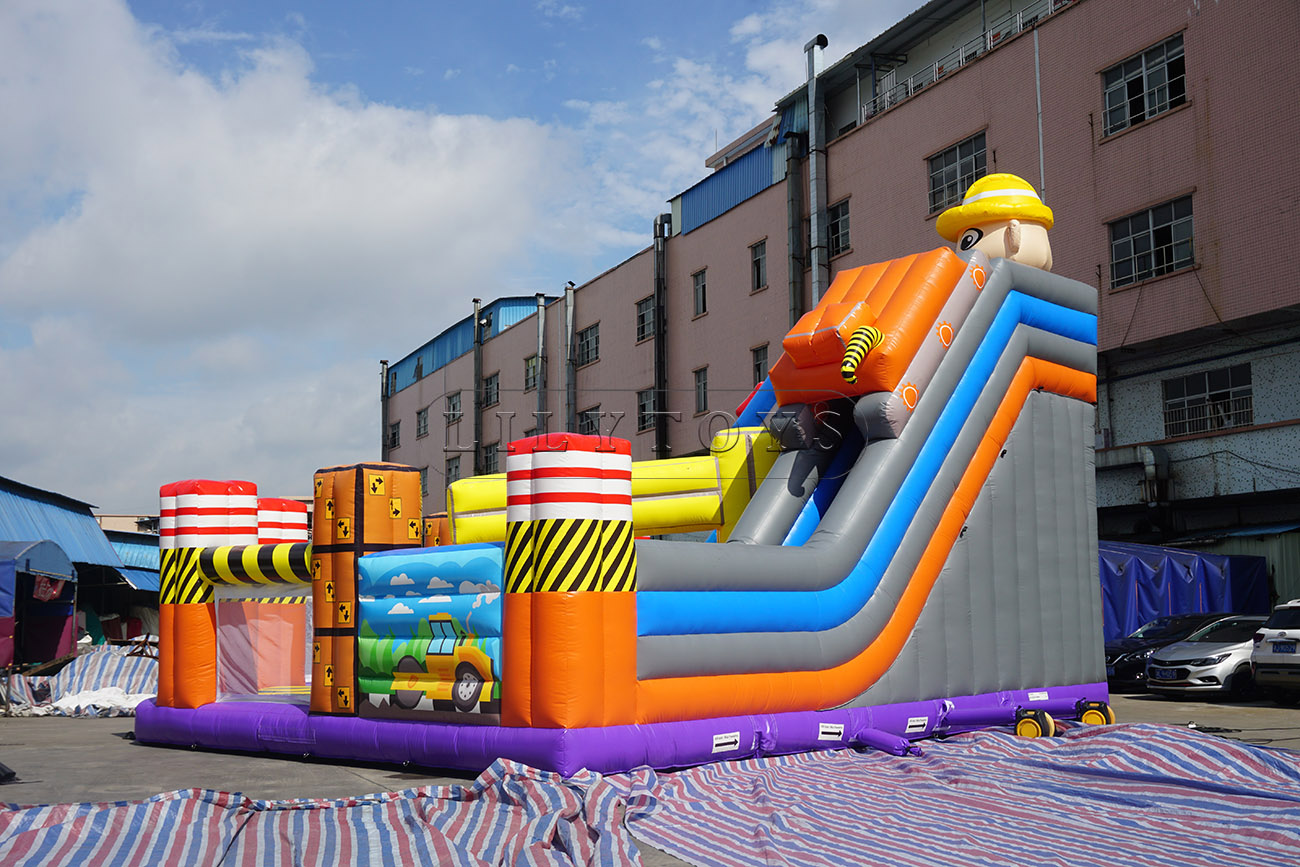 Giant inflatable theme park playground inflatable fun city