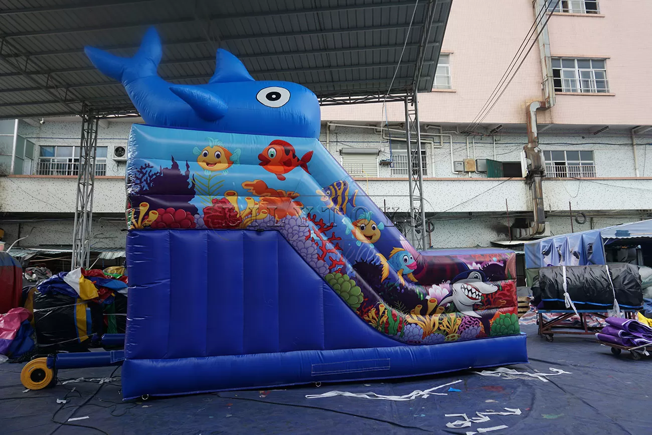 marine park inflatable slide bounce house inflatable bounce with slide