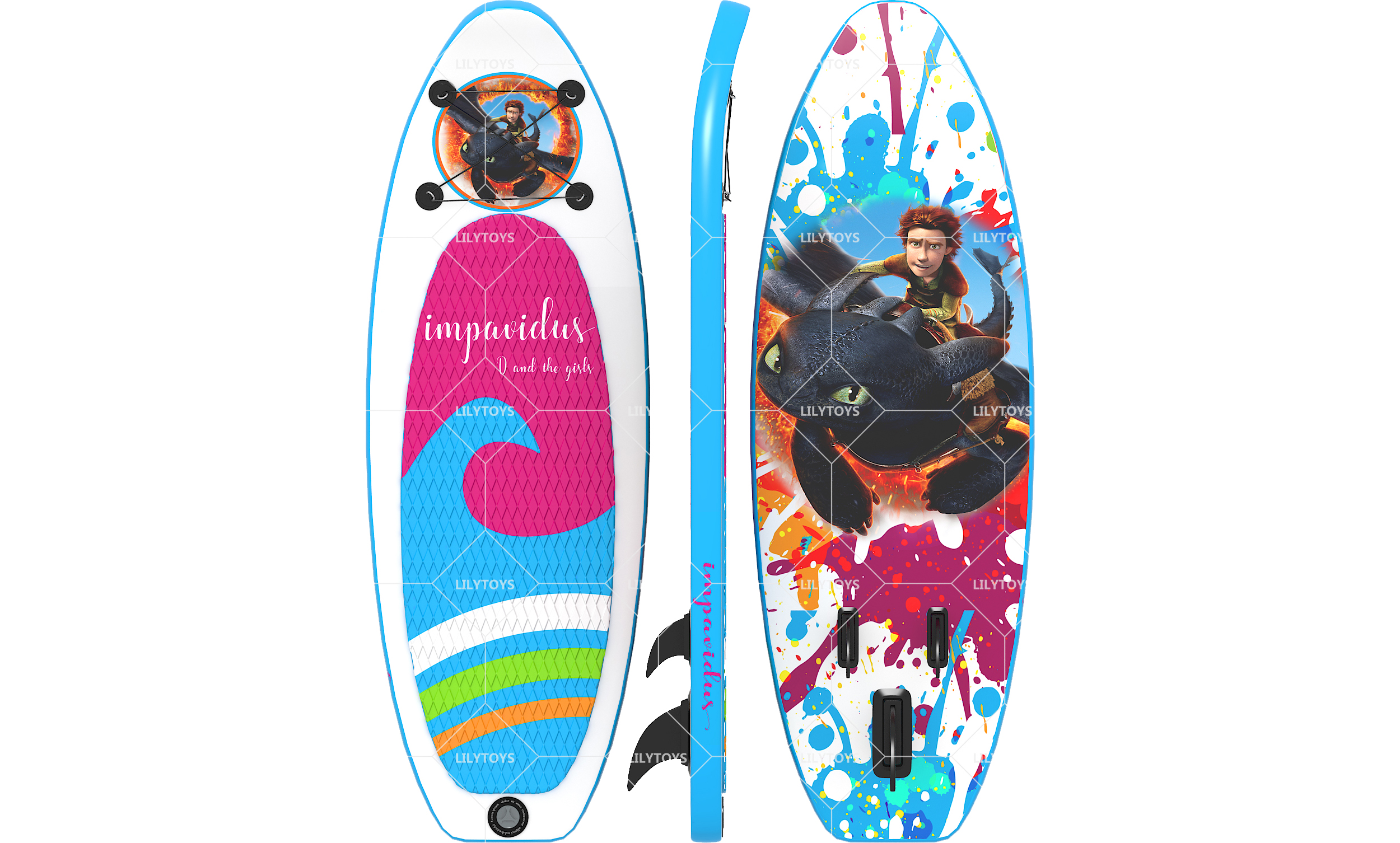 kids inflatable sail paddle board