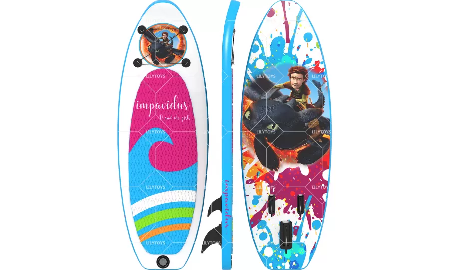 kids inflatable sail paddle board