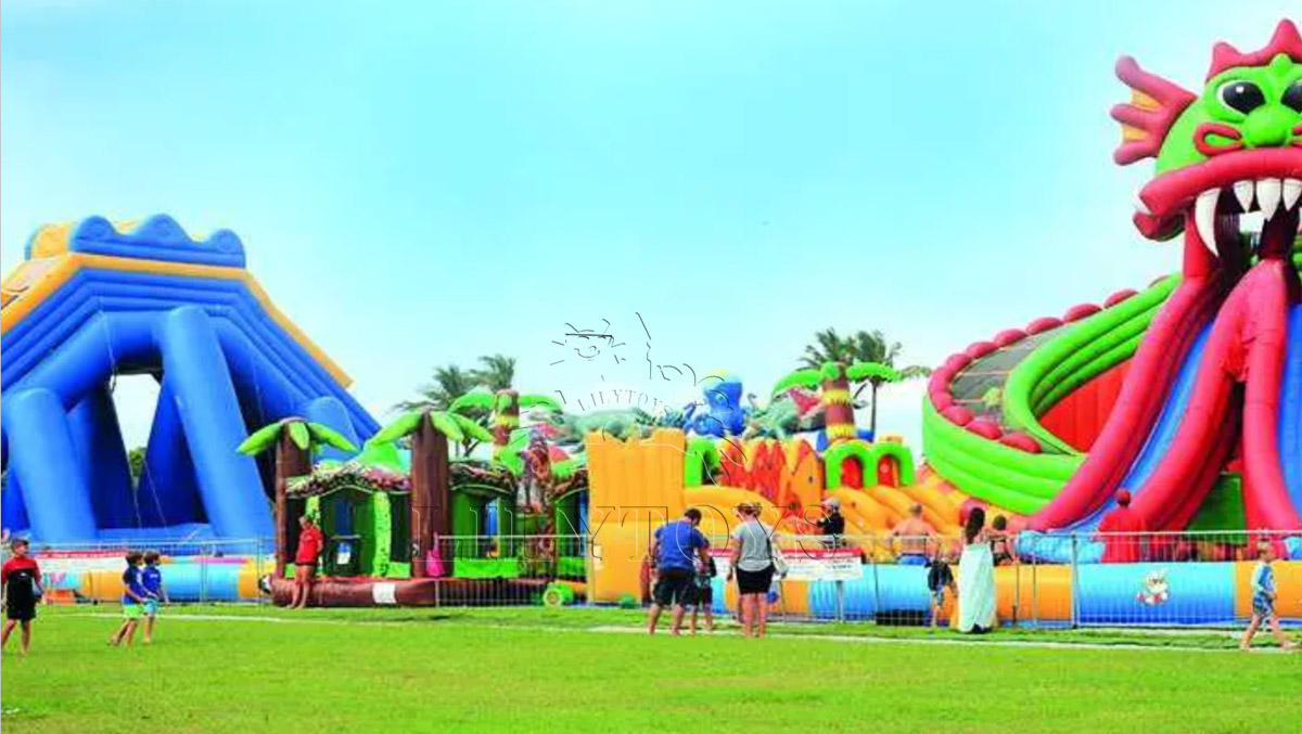 inflatable water park in Australia