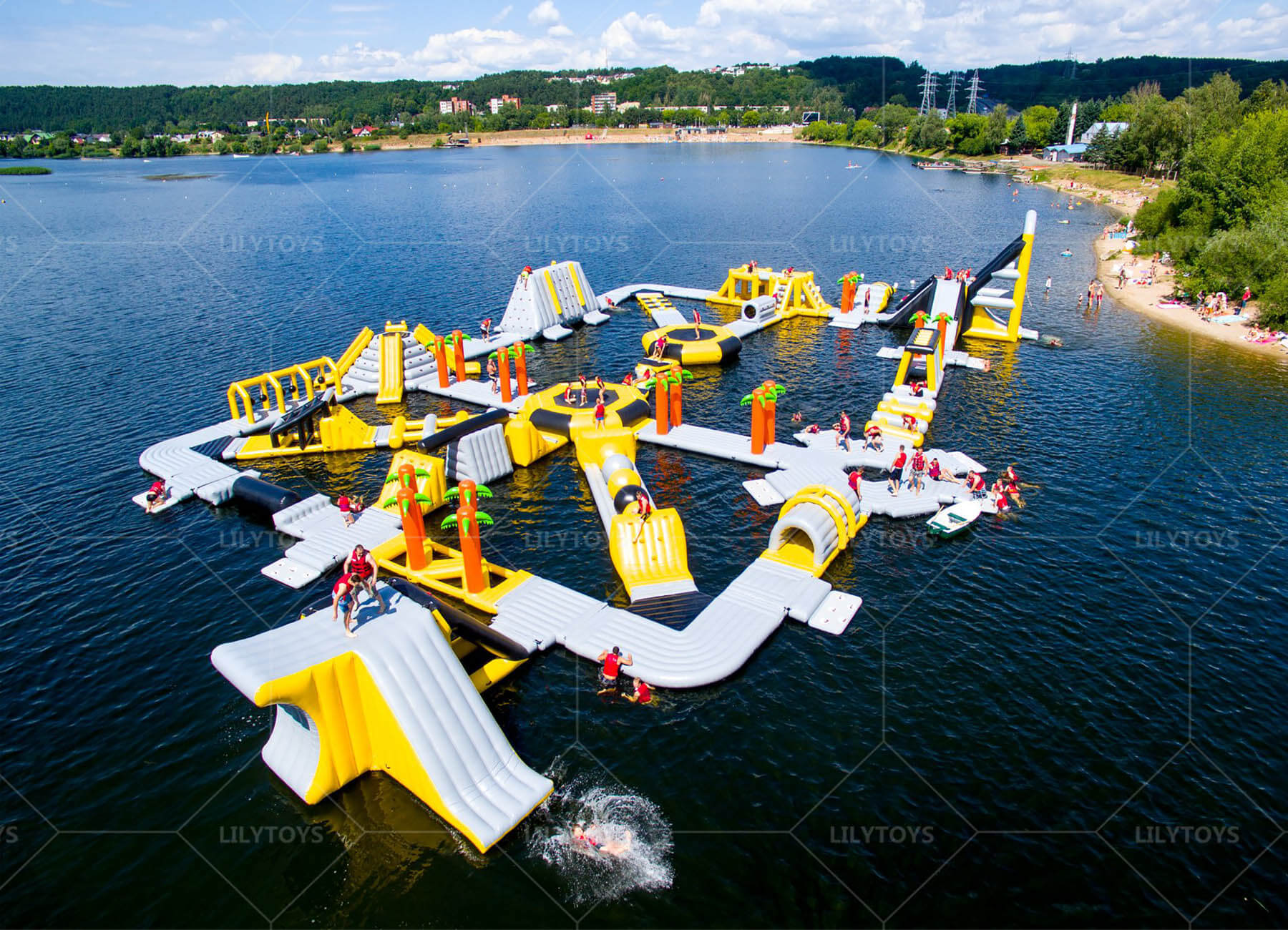 Team Inflatable Obstacle Course