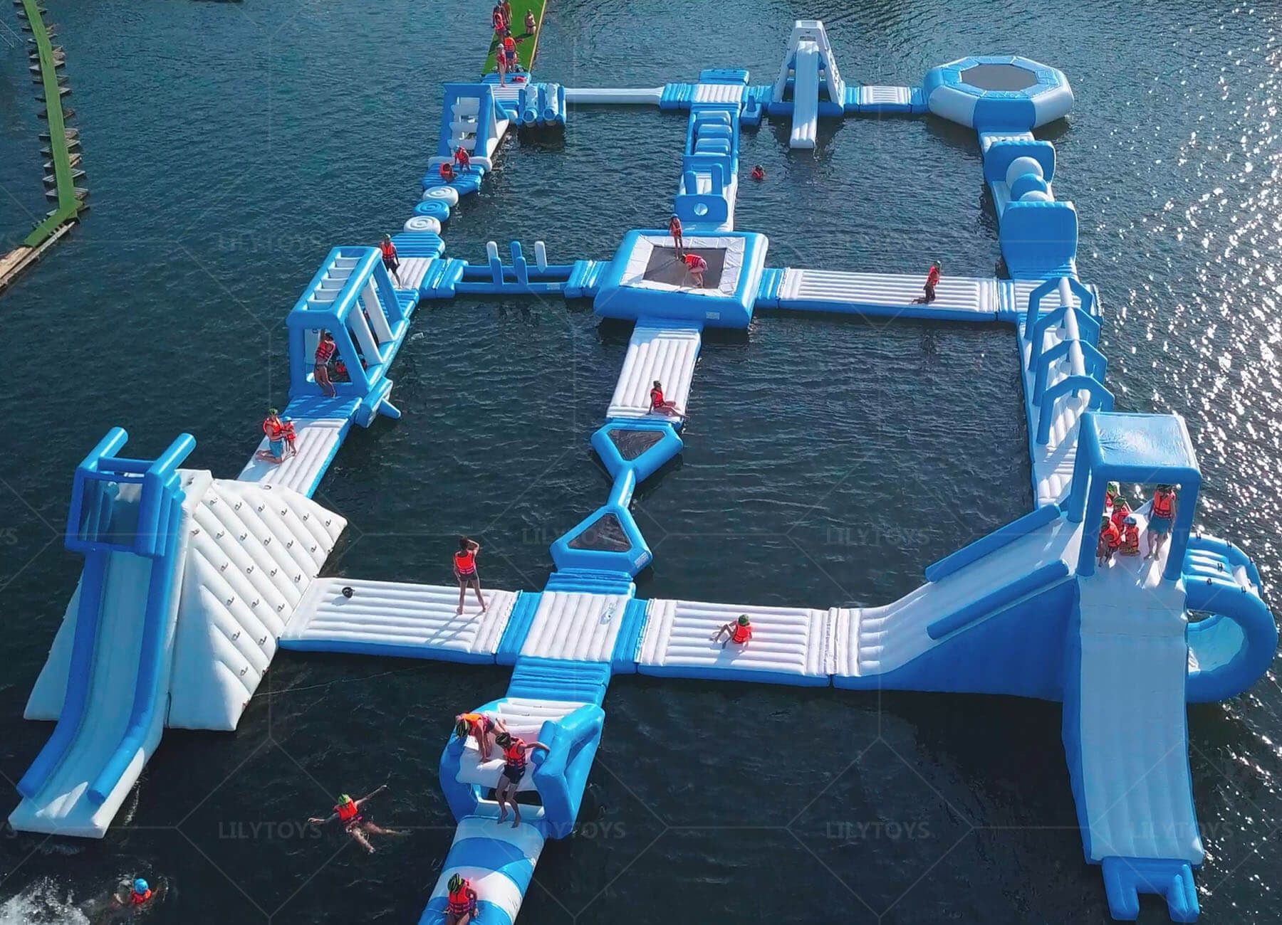 inflatables water park aqua park commercial