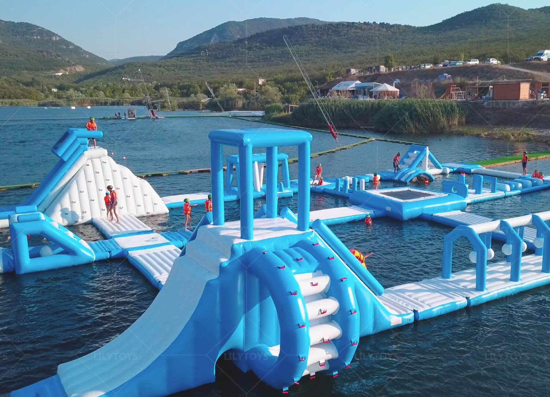 inflatables water park aqua park commercial