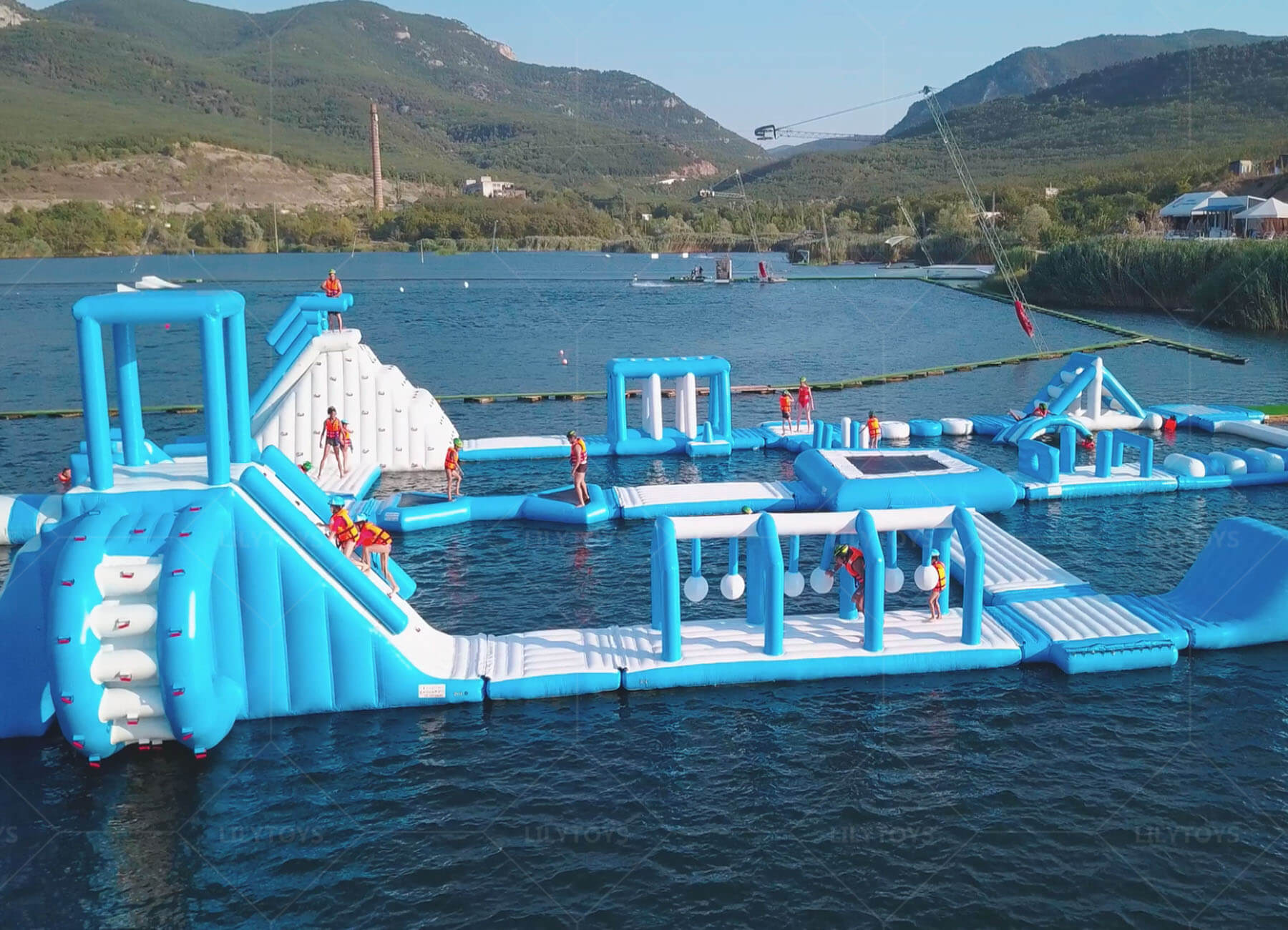 inflatables water park aqua park commercial
