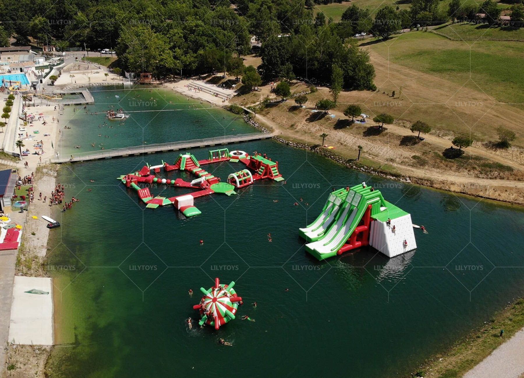 inflatable water park , inflatable water obstacle , aqua park for lake