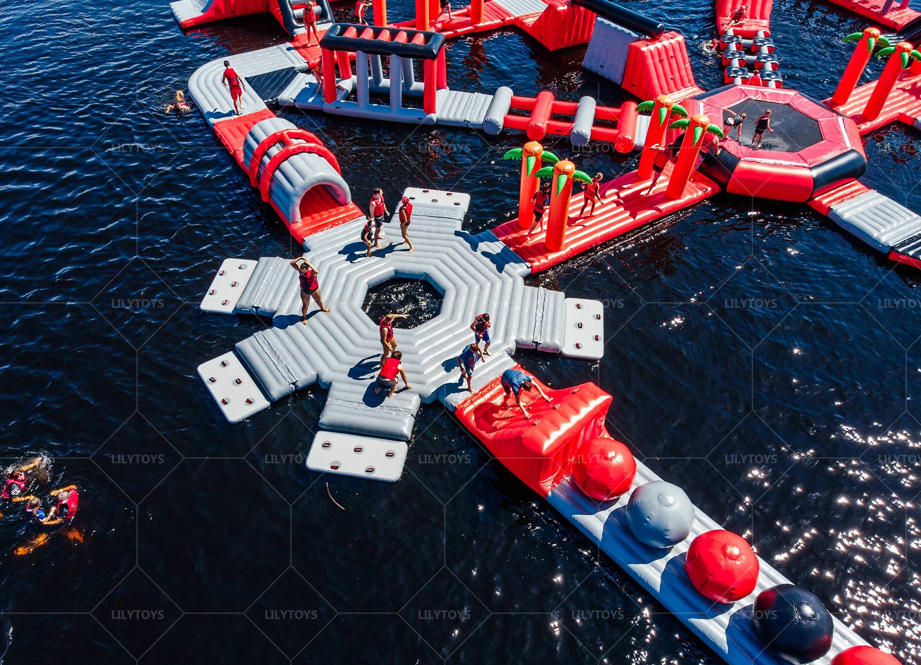 lake inflatables water games rental