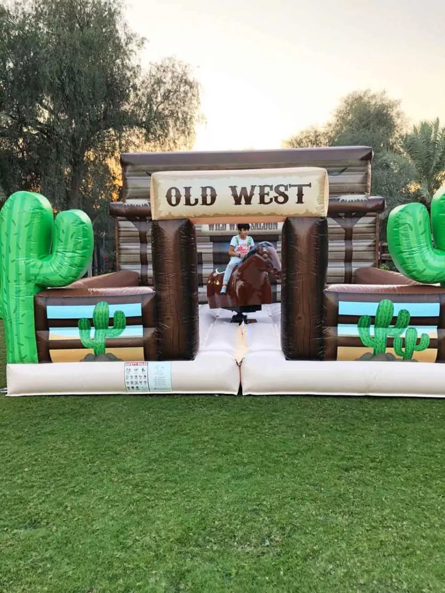 inflatable interactive games bull rides