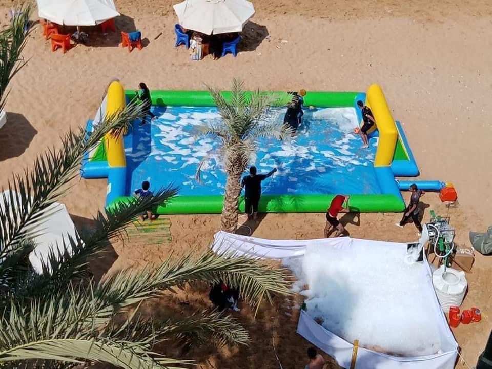Inflatable Soap Soccer Field - Lilytoys