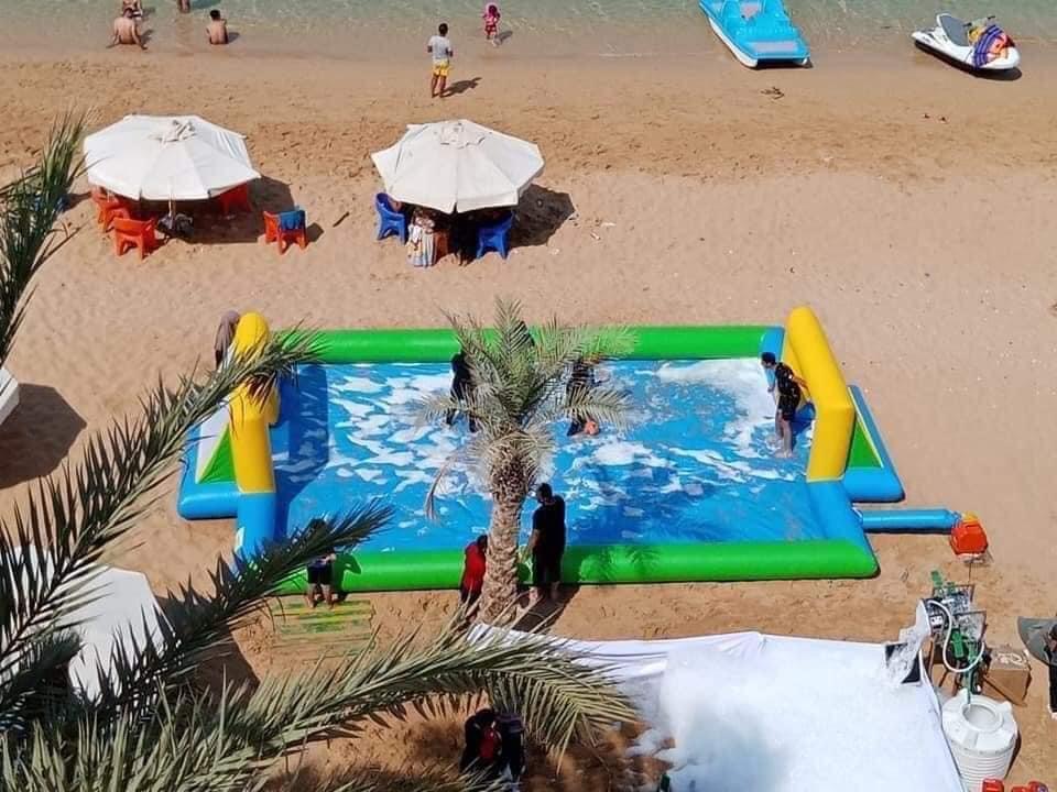 Inflatable Soap Soccer Field - Lilytoys