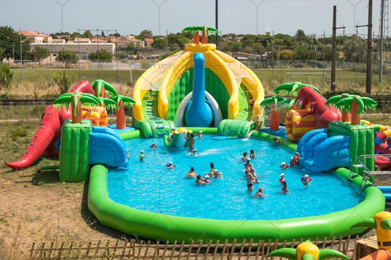 Large Inflatable Water Slides