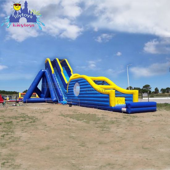 large adults inflatable fly slides