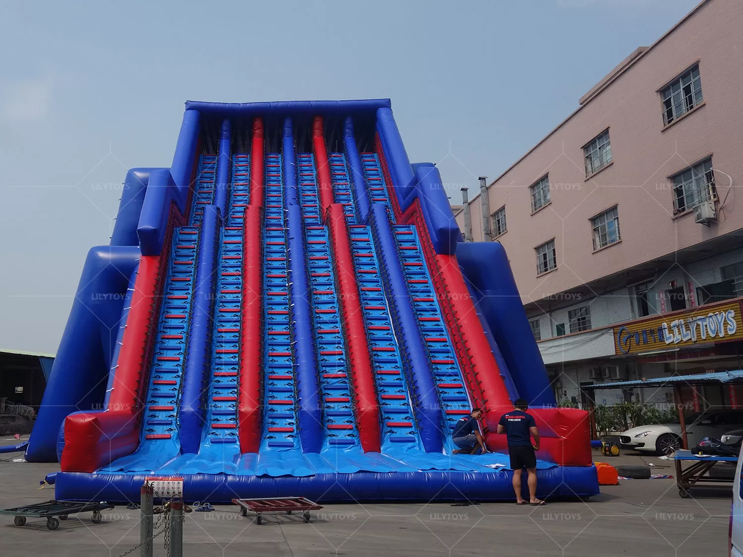 largest giant inflatable water slide for adults