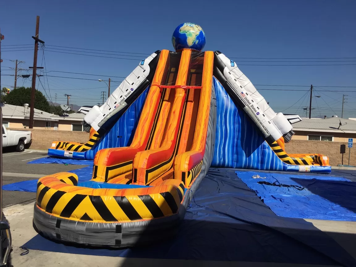 aircraft giant inflatable water slide