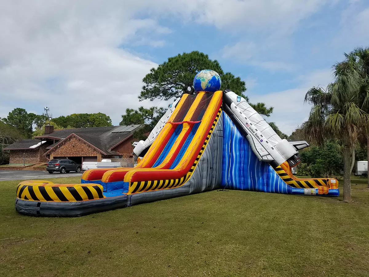 aircraft giant inflatable water slide