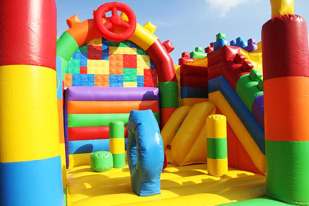 kids inflatable bounce jumping castle with slide