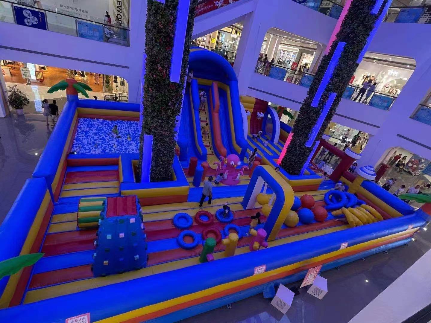 indoor inflatable theme park for shoping mall