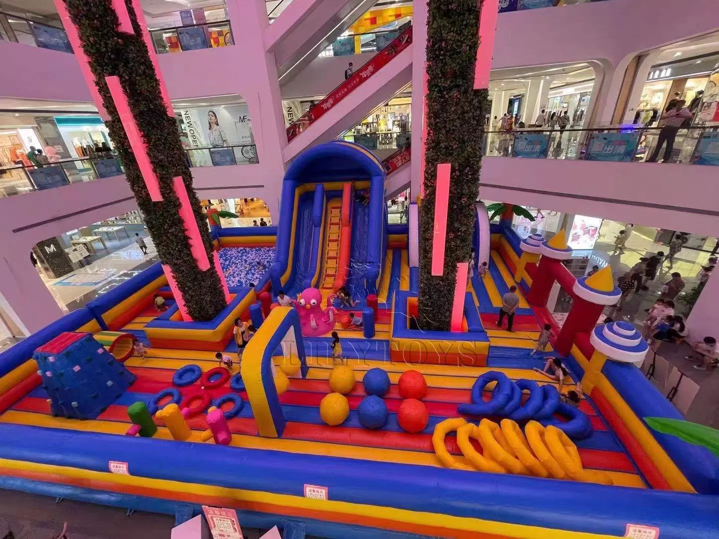 indoor inflatable theme park for shoping mall