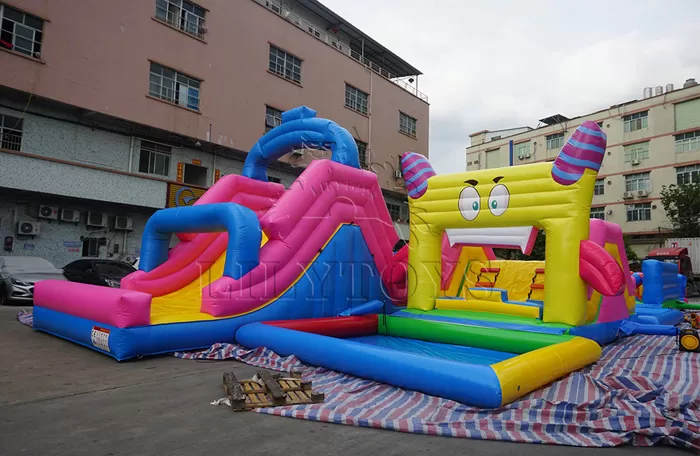 Hot selling The most popular item inflatable obstacle course racing game for events