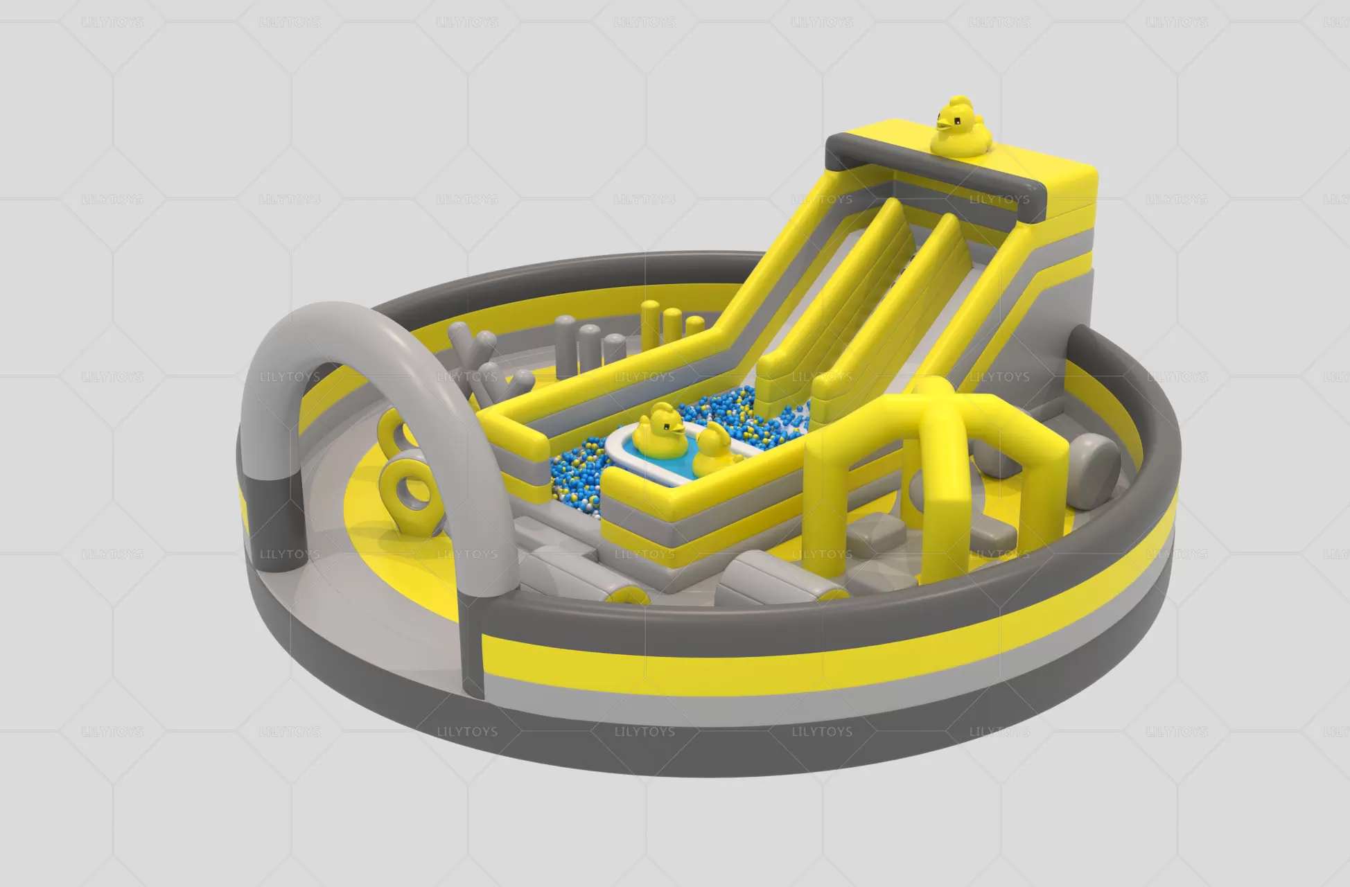 inflatable playground park