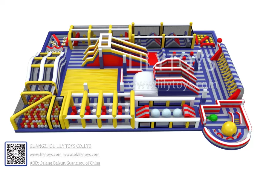 Indoor and outdoor popular inflatable sports park