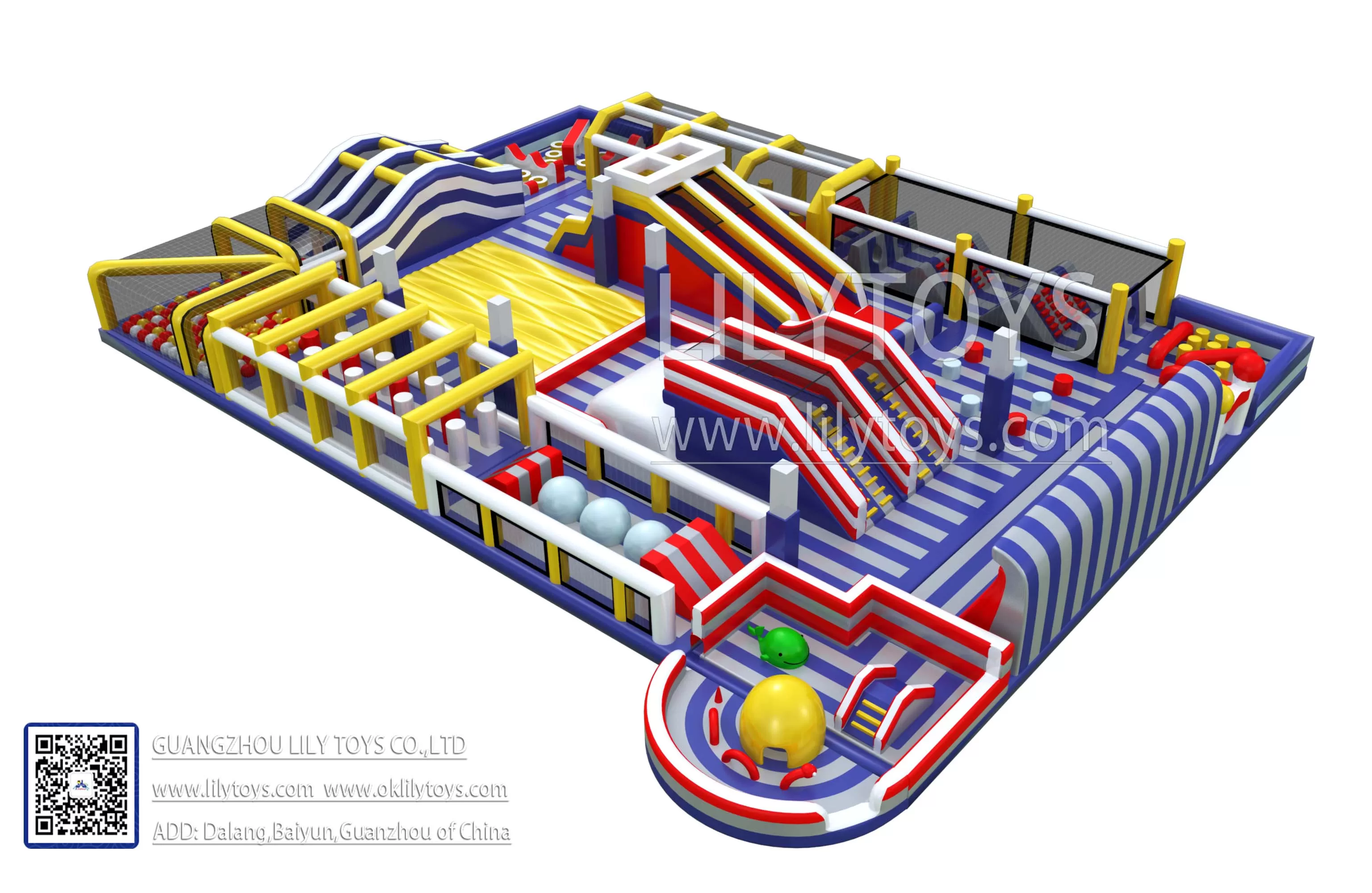 Indoor and outdoor popular inflatable sports park