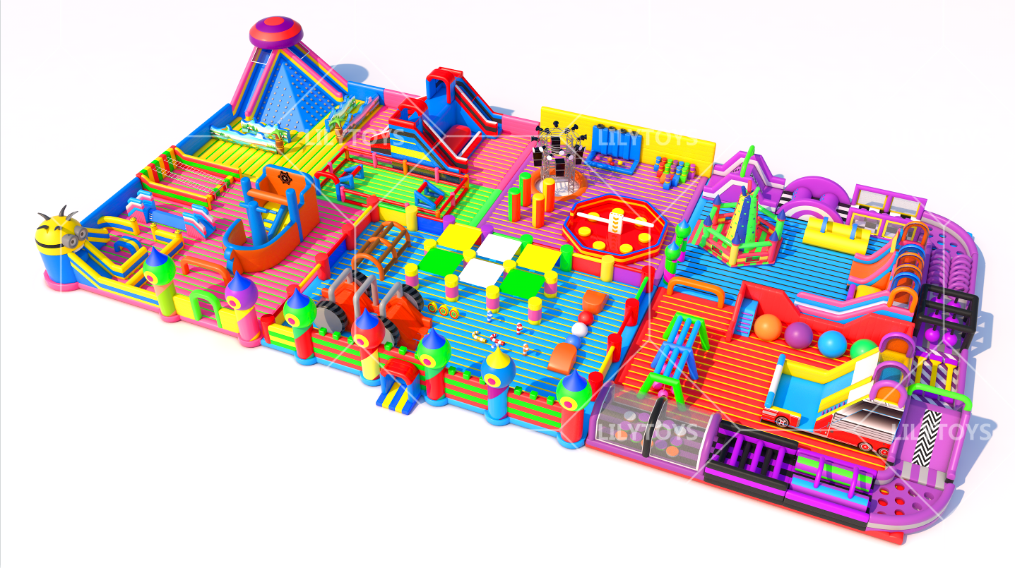 inflation park inflatable theme park  indoor playground park