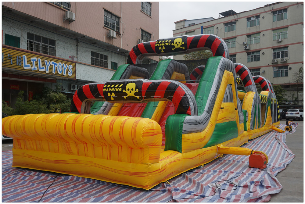 inflatable bounce house with slide inflatable obstacle course