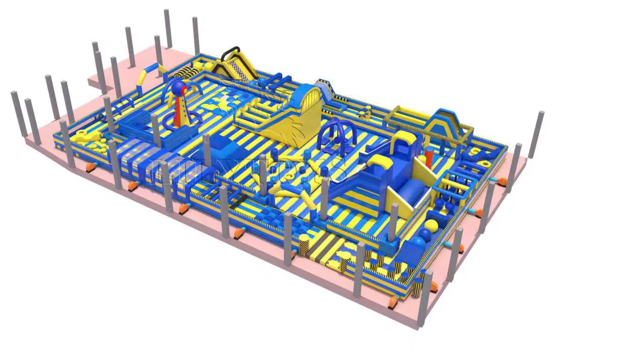 1400 square meters inflatable park inflatable theme park for indoor