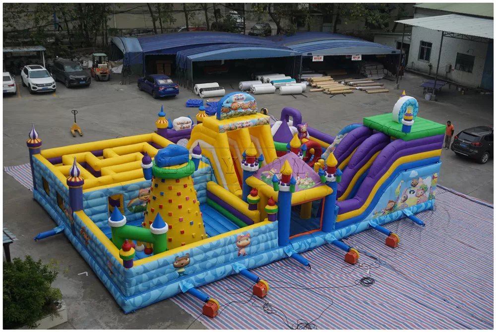 inflatable playground bouncy trampoline