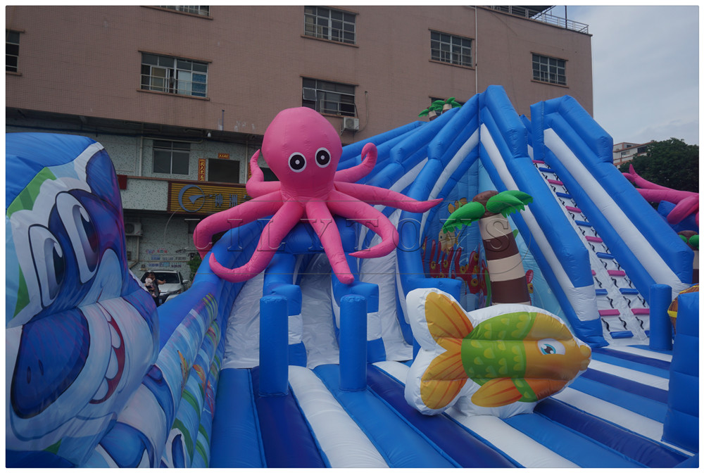 lilytoys giant huge inflatable ocean playground bouncy castle