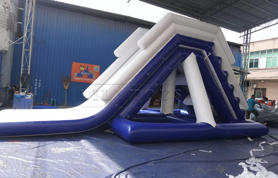 inflatable water slide water park for lake and sea