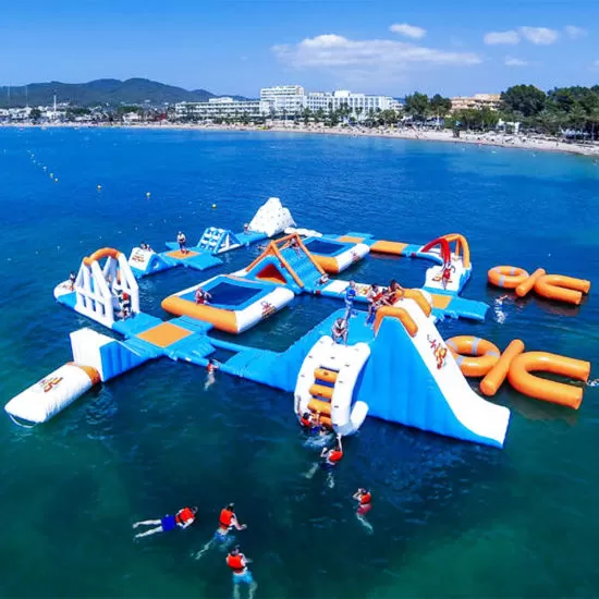 obstacle course aqua park inflatable park