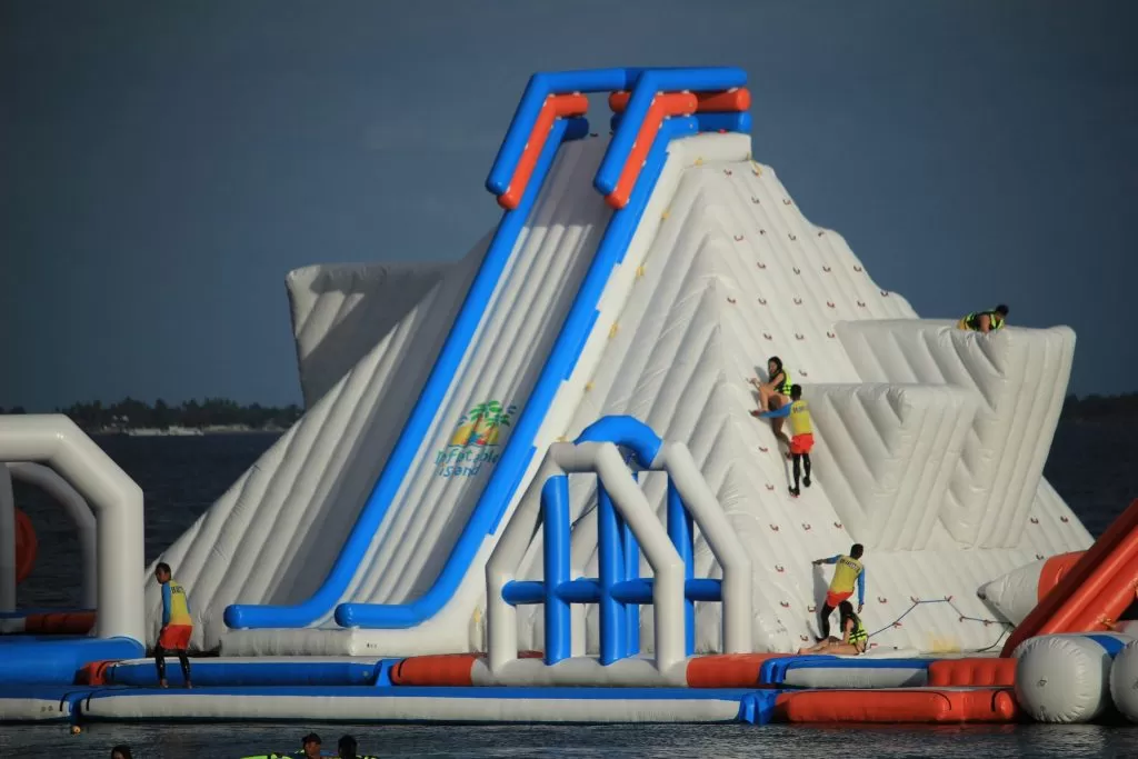 big iceberg water slide for sea