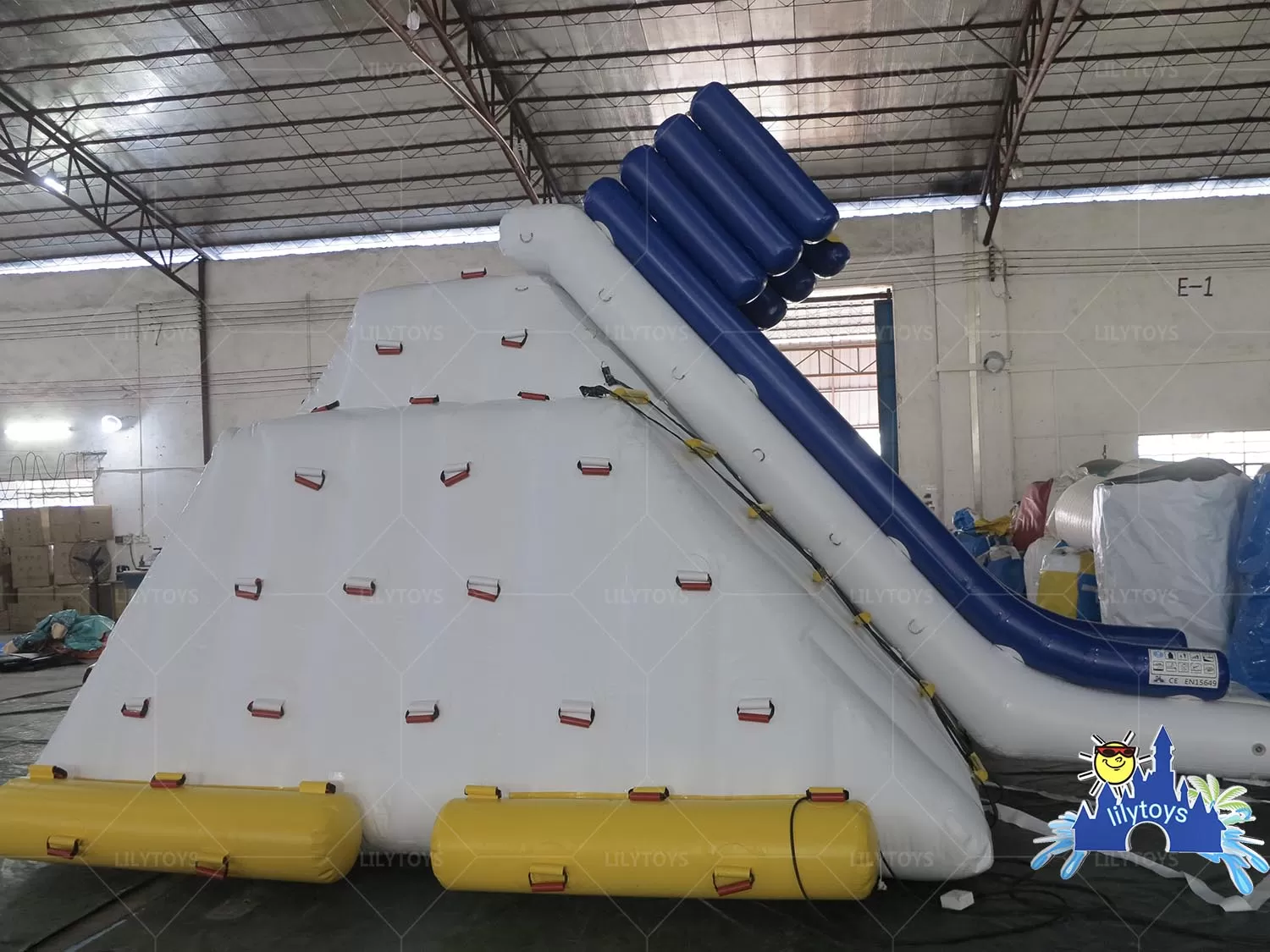 water  inflatable iceberg slide for aqua park