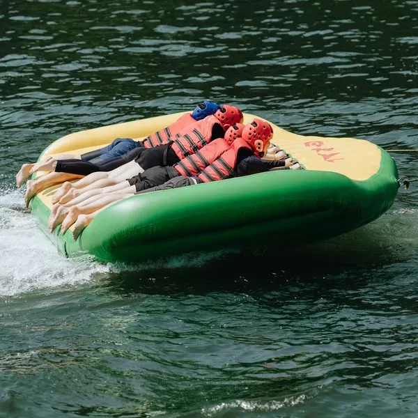 inflatable aqua park water park inside walkway