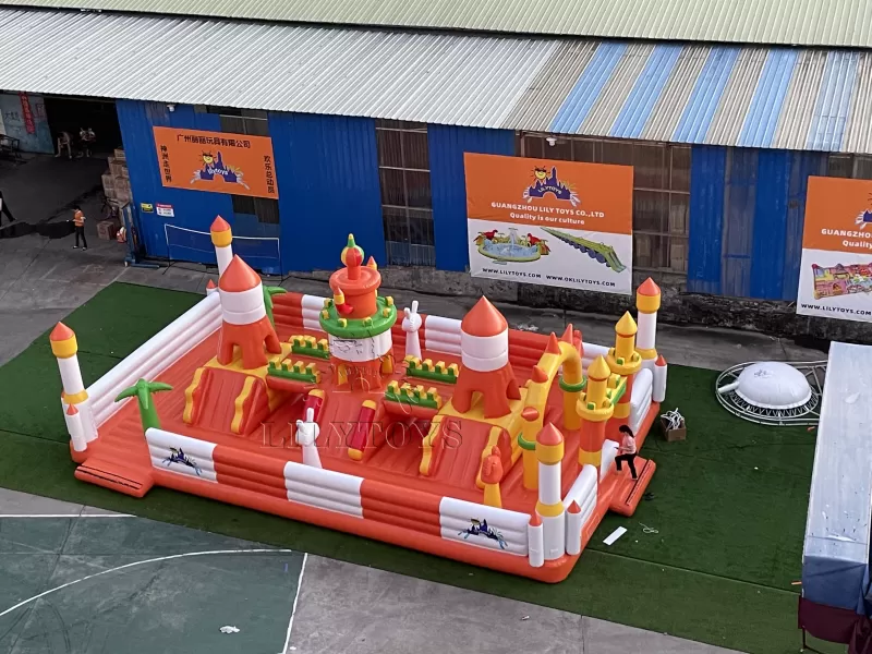 inflatable bounce castle airtight for sea