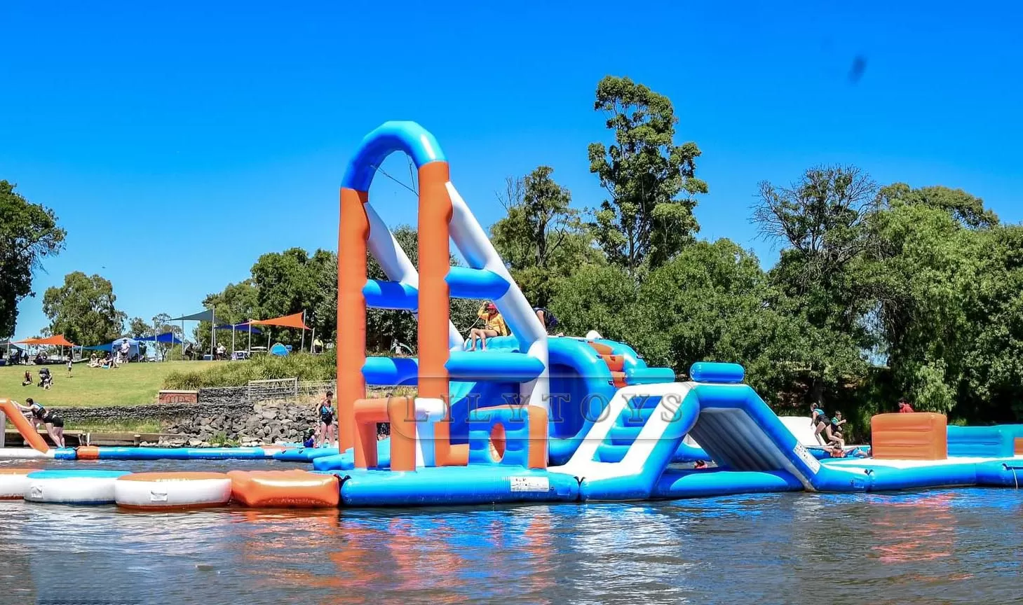 inflatable aqua park water park equipment for lake