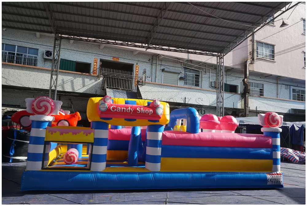 inflatable big playground funcity-11