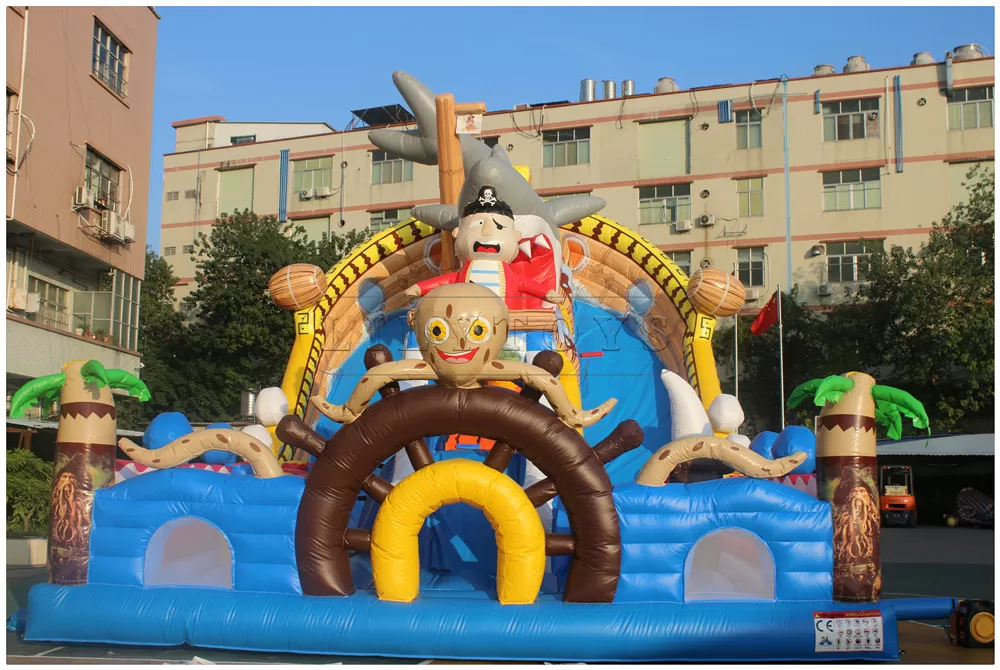 inflatable big playground funcity-23