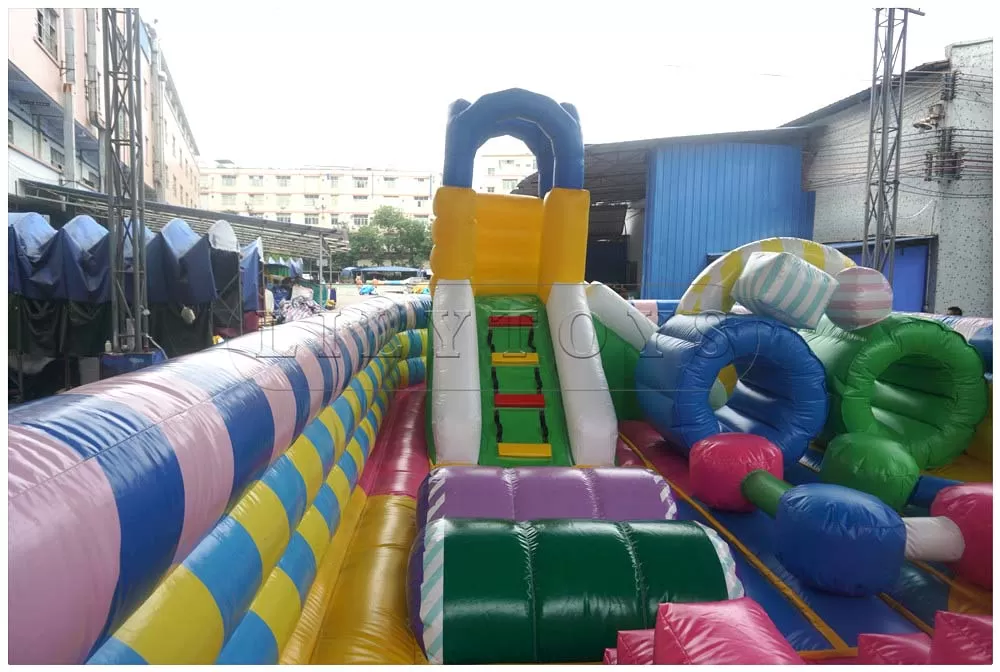 inflatable big playground funcity-16