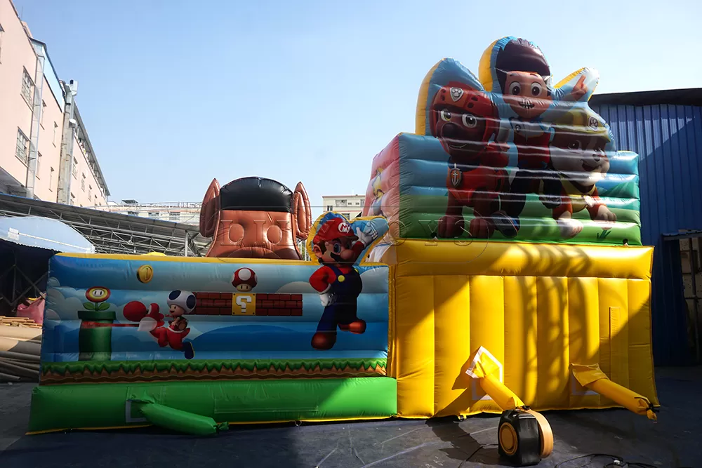 inflatable big playground funcity-20