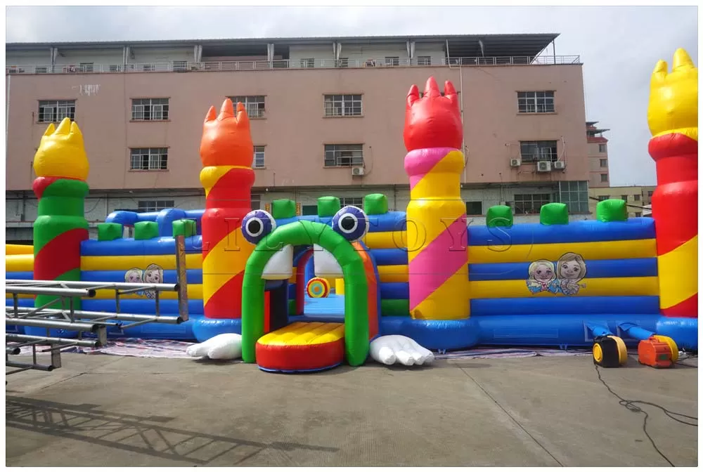 inflatable big playground funcity-15