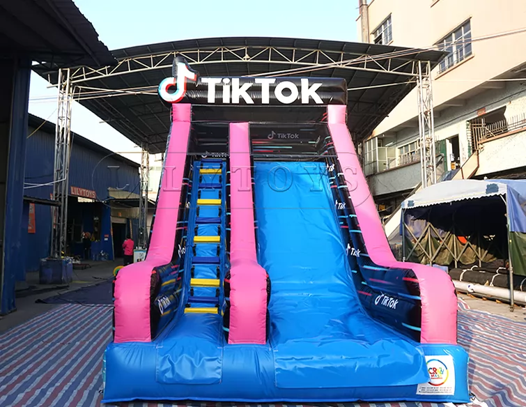 inflatable dry slide -33