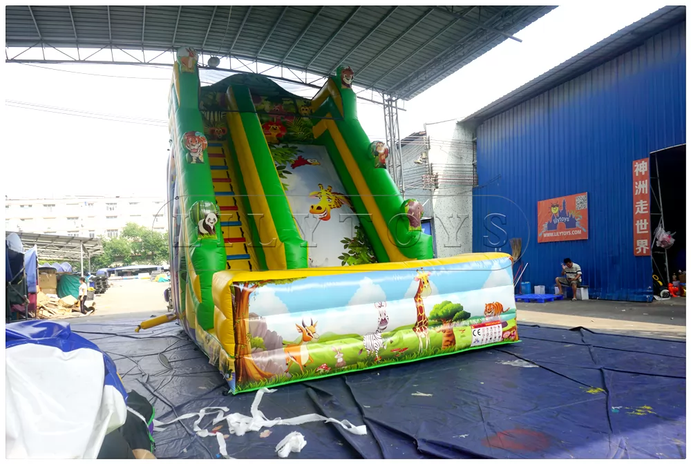 inflatable dry slide -78