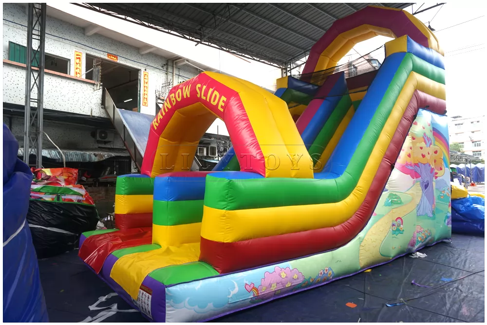 inflatable dry slide -100