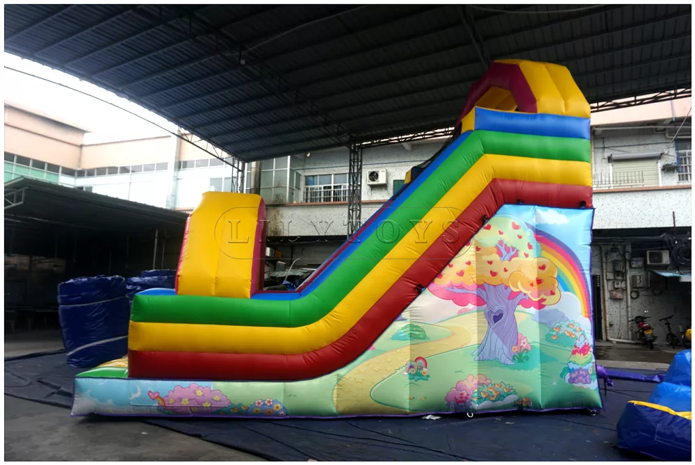 inflatable dry slide -100