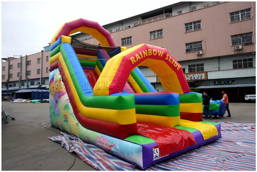 inflatable dry slide -100